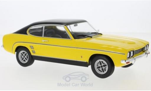 Ford Capri 1/18 MCG MKI 2000 GXL gelb/schwarz 1973 modellautos