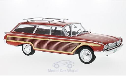 Ford Country Squire 1/18 MCG rot/Holzoptik 1960 mit Dachreling modellautos