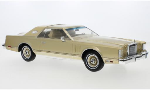 Modellautos Lincoln Continental 1/18 MCG Mark V gold 1978 Lincoln Continental 1/18 MCG Mark V gold 1978 modellautos