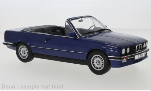 Bmw 325 1/18 MCG i (E30) Cabriolet metallise blau 1985 modellautos