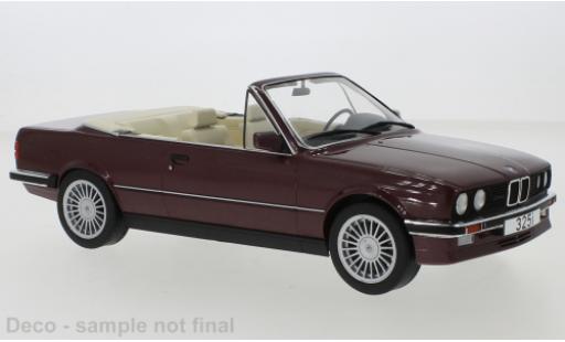 Bmw 325 1/18 MCG i (E30) Cabriolet metallise rot 1985 modellautos