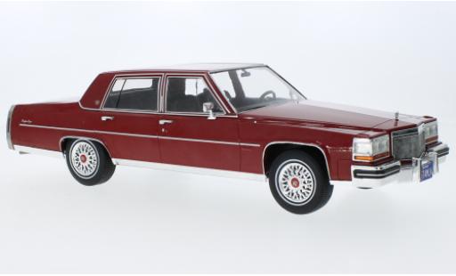 Modellautos Cadillac Fleetwood 1/18 MCG Brougham metallise rouge foncé 1982 Cadillac Fleetwood 1/18 MCG Brougham metallise rouge foncé 1982 modellautos