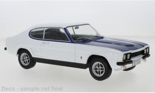 Ford Capri 1/18 MCG MK I RS 2600 weiss/blau 1973 modellautos