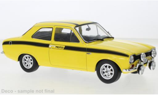 Ford Escort 1/18 MCG MK I Mexico jaune 1973 modellautos