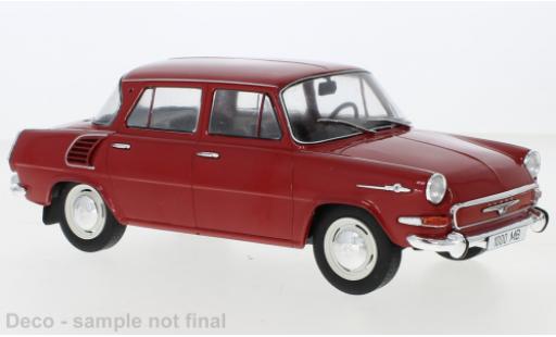 Skoda 1000 1/18 MCG MB rouge 1964 modellautos