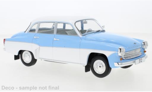 Modellautos Wartburg 312 1/18 MCG blau/weiss 1965 Wartburg 312 1/18 MCG blau/weiss 1965 modellautos