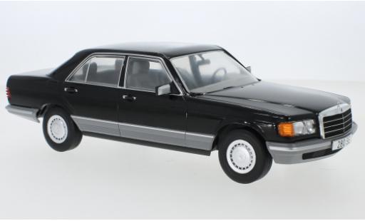 Modellautos Mercedes Classe S 1/18 MCG (W126) schwarz 1979 Mercedes Classe S 1/18 MCG (W126) schwarz 1979 modellautos