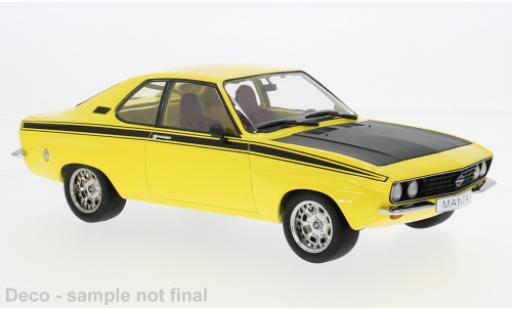 Modellautos Opel Manta 1/18 MCG A Irmscher gelb/schwarz 1974 1:18 Opel Manta 1/18 MCG A Irmscher gelb/schwarz 1974 1:18 modellautos