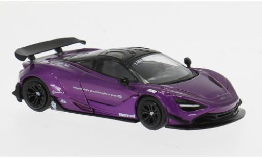 McLaren 720 1/64 Mini GT S LB-Works violett/schwarz 1:64 modellautos