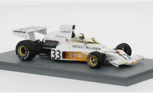McLaren M23 1/43 Spark Formel 1 GP Niederlande 1974 #33 M.Hailwood 1:43 modellautos