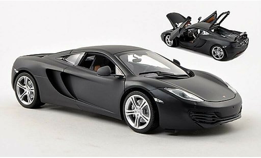 McLaren MP4-12C Base 1/18 Minichamps matt-schwarz 2011 modellautos