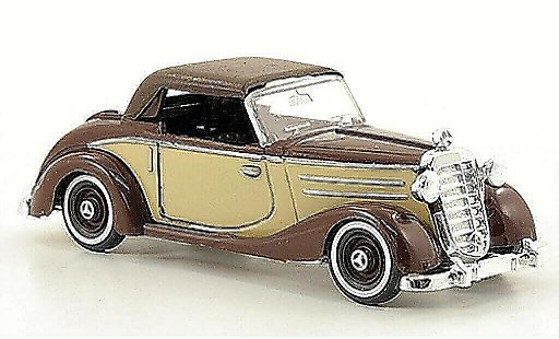 Mercedes 170 Cabriolet 1/87 Busch S Cabrio beige/braun geschlossen 1949 modellautos