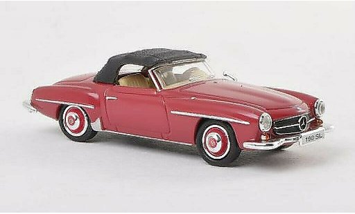 Mercedes 190 Base 1/87 Ricko rot modellautos
