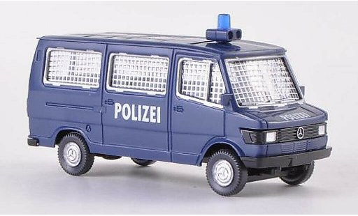 Mercedes 207 D 1/87 Wiking Bus Polizei modellautos