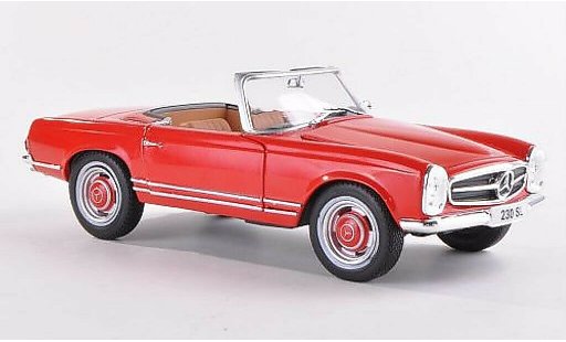 Mercedes 230 SL 1/24 WhiteBox (W113) rot 1965 modellautos