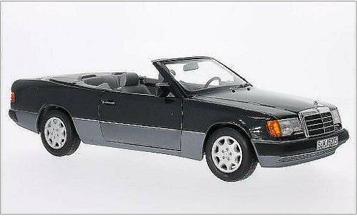 Mercedes 300 Coupe 1/18 Norev CE-24 (A124) Cabriole mettalic schwarz modellautos
