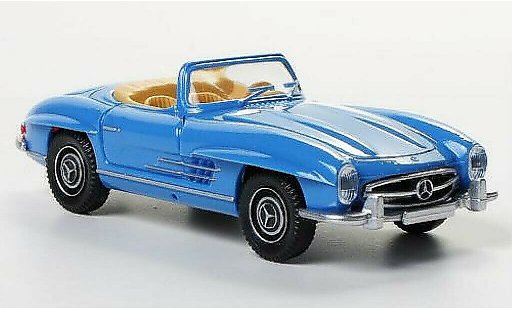 Mercedes 300 Roadster 1/87 Wiking blau modellautos