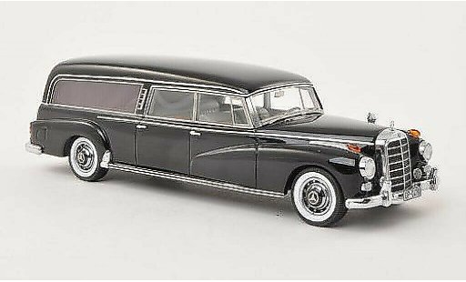 Mercedes 300 Utilitaire 1/43 Matrix (W186) Binz Hearse schwarz Leichenwagen 1956 modellautos