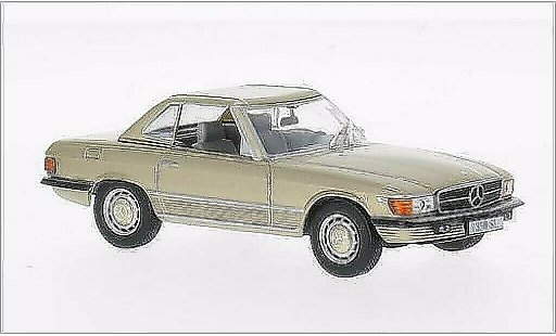 Mercedes 350 Base 1/43 WhiteBox (R107) mettalic beige 1971 modellautos