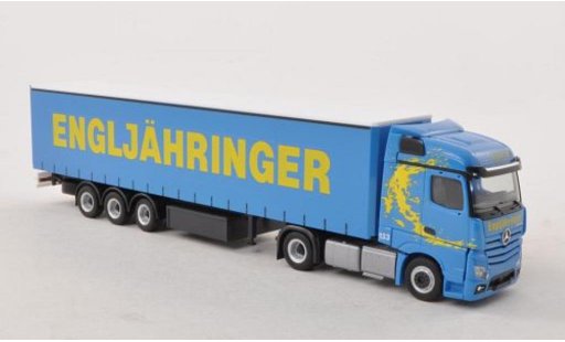 Mercedes Actros Streamspace 1/87 Herpa 11 2.5 Engljahringer (A) Gardinenplanen-SZ modellautos