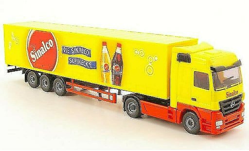 Mercedes Actros Base 1/87 Wiking Gardinenplanensattelzug Sinalco modellautos