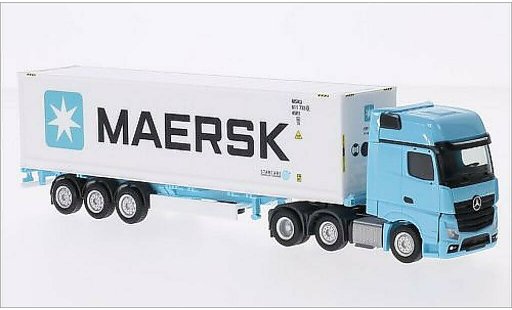 Mercedes Actros Gigaspace 1/87 Herpa Maersk modellautos