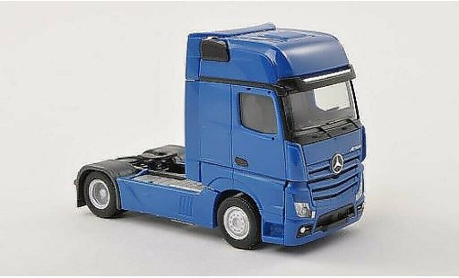 Mercedes Actros Gigaspace 1/87 Herpa Zugmaschine blau modellautos