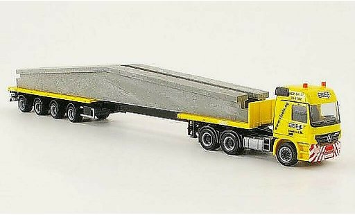 Mercedes Actros Base 1/87 Herpa L 02 Teletrailer-Sattelzug Eisele modellautos
