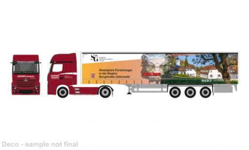Mercedes Actros 1/87 Herpa L G&auml;rtner Transporte/Staatspark F&uuml;rstenlager 1:87 modellautos