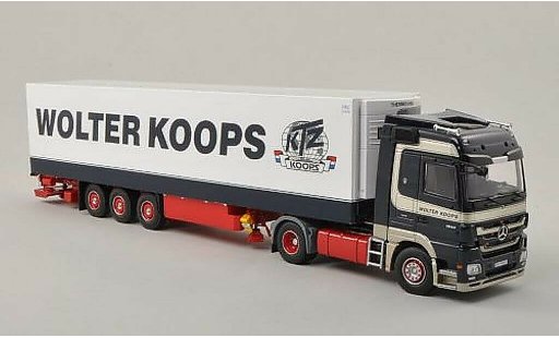 Mercedes Actros Base 1/50 Tekno LH MP3 Wolter Koops (NL) Kuhlkoffer-SZ modellautos