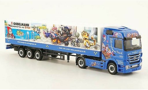Mercedes Actros Base 1/87 Herpa LH Schreglmann / Godelmann Marchentruck 1 Planen-SZ modellautos