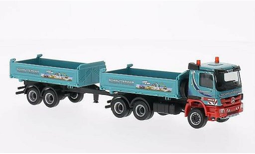 Mercedes Actros Base 1/87 Herpa M 08 Meiller Schuttermair Tandemkipper-Hangerzug modellautos