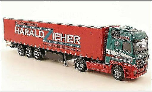 Mercedes Actros Base 1/87 AWM MP3 LH/Aerop. Harald Zieher G-KSZ modellautos