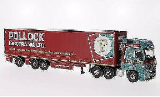 Mercedes Actros Base 1/50 Corgi (MP4) Pollock (Scotrans) Ltd Mega-Gardinenplanen-SZ modellautos