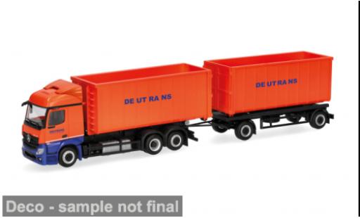 Modellautos Mercedes Actros Streamspace 2.3 Deutrans 1/87 Herpa