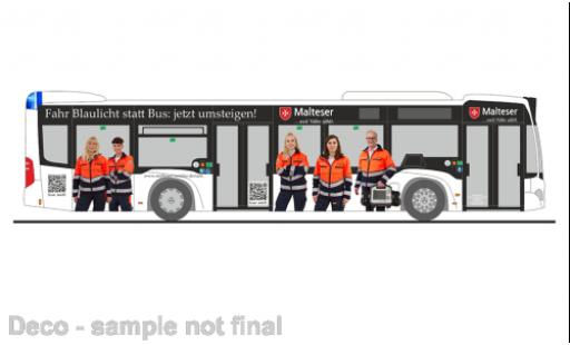 Mercedes Citaro 1/87 Rietze Malteser 1:87 modellautos