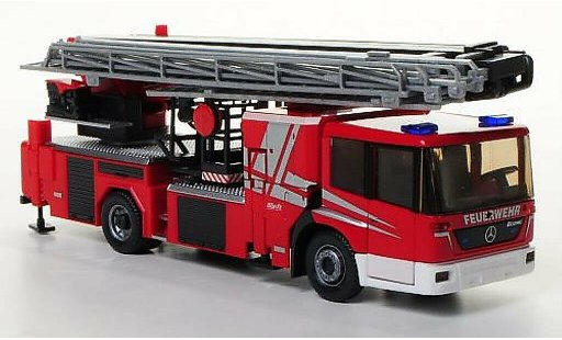 Mercedes Econic Feuerwehr 1/87 Wiking mit Metz B32 Hubrettungsbuhne modellautos