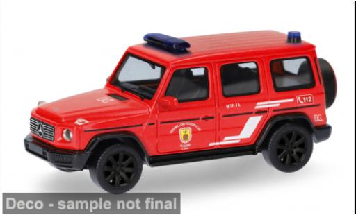 Modellautos Mercedes Classe G (W463) rot Freiwillige Feuerwehr Algund 1/87 Herpa