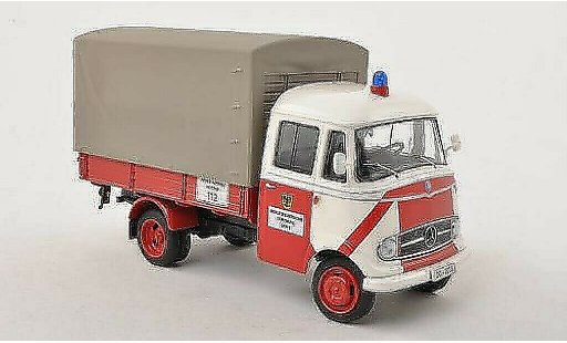 Mercedes L319 Base 1/43 Schuco Pritsche/Plane Feuerwehr Dortmund modellautos