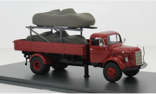 Mercedes L3500 1/43 Schuco Pritsche Porsche Renndienst 1:43 modellautos