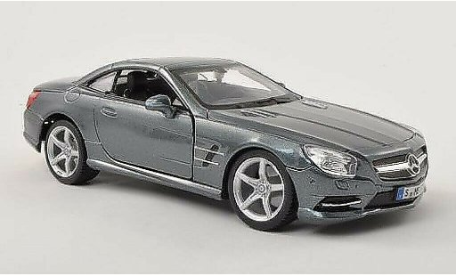 Mercedes Classe SL 500 1/24 Burago (R231) grau Verdeck geschlossen modellautos
