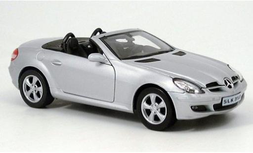 Mercedes Classe SLK 1/24 Welly SLK 350 silber 1:24 modellautos