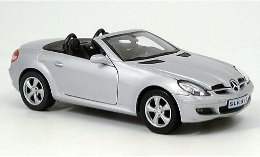 Mercedes Classe SLK Base 1/24 Welly 350 grau modellautos