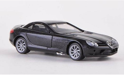 Mercedes SLR Base 1/87 Herpa McLaren schwarz innen grau 2004 modellautos