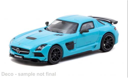 Modellautos Mercedes SLS AMG blau 2012 1/64 Tarmac Works