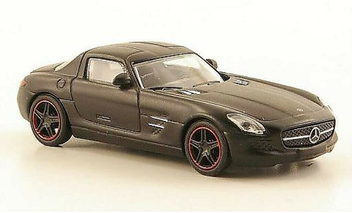 Mercedes SLS Coupe 1/87 Schuco AMG (C197) mattschwarz modellautos
