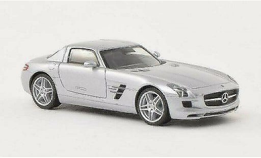 Mercedes SLS Coupe 1/87 Herpa AMG (C197) mett-grau modellautos