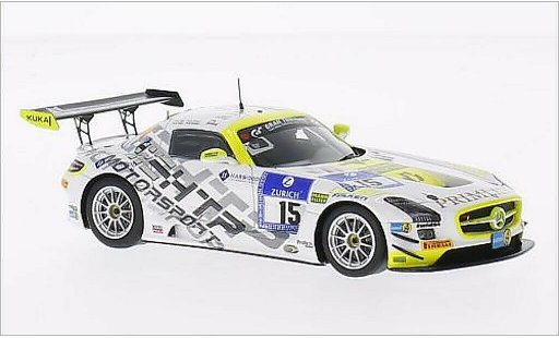 Mercedes SLS GT3 1/43 Spark AMG No.15 HTP Motorsport GmbH 24h Nurburgring 2014 /R.Rehfeld modellautos