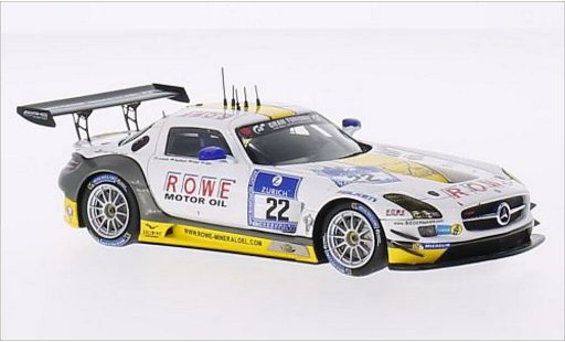 Mercedes SLS GT3 1/43 Spark AMG No.22 ROWE Racing 24h Nurburgring 2015 /R.van modellautos