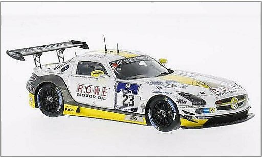 Mercedes SLS GT3 1/43 Spark AMG No.23 Rowe Racing 24h Nurburgring 2014 /R.Goransson modellautos
